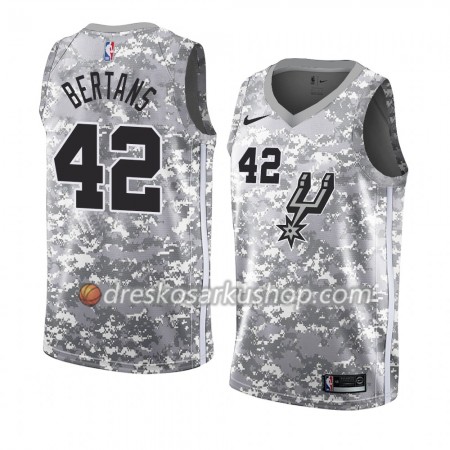 Muški NBA Dres San Antonio Spurs Davis Bertans 42 Nike 2018-19 Siva Swingman